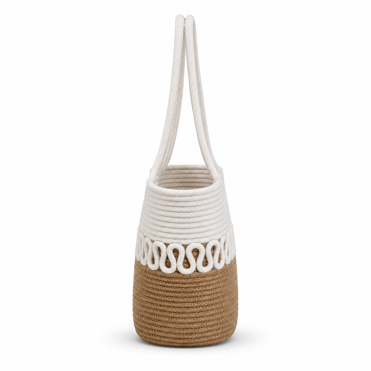 Jute Cotton Rope Tote Bag